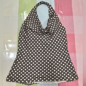 Ann Taylor Cowl Neck Halter Top